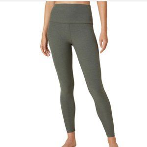 NWT Beyond Yoga Spacedye Caught In The Midi High Waisted Legging PEWTER HEATHER